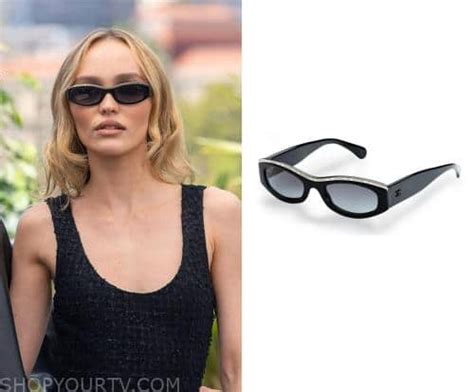 The Idol: Season 1 Episode 1 Jocelyn's Black Oval Sunglasses